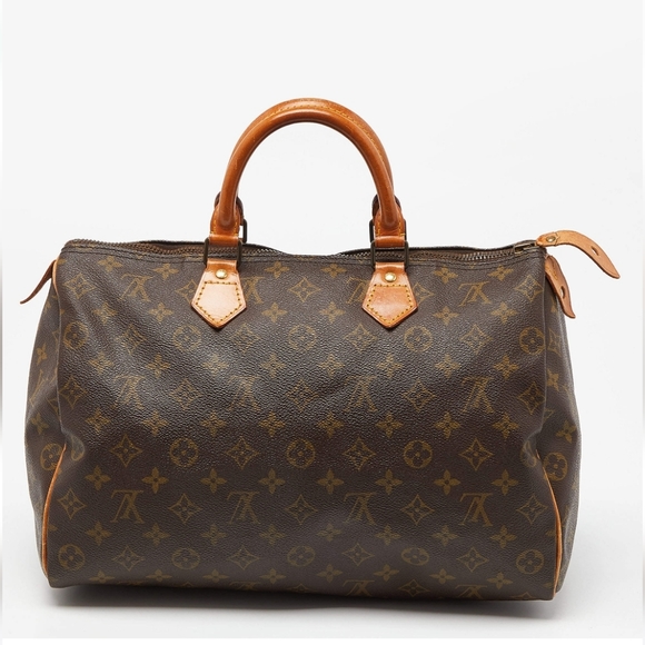 ❌️SOLD❌️ Louis Vuitton Speedy 35 Vintage 1984 -  authentic leather tote monogram - Picture 4 of 14